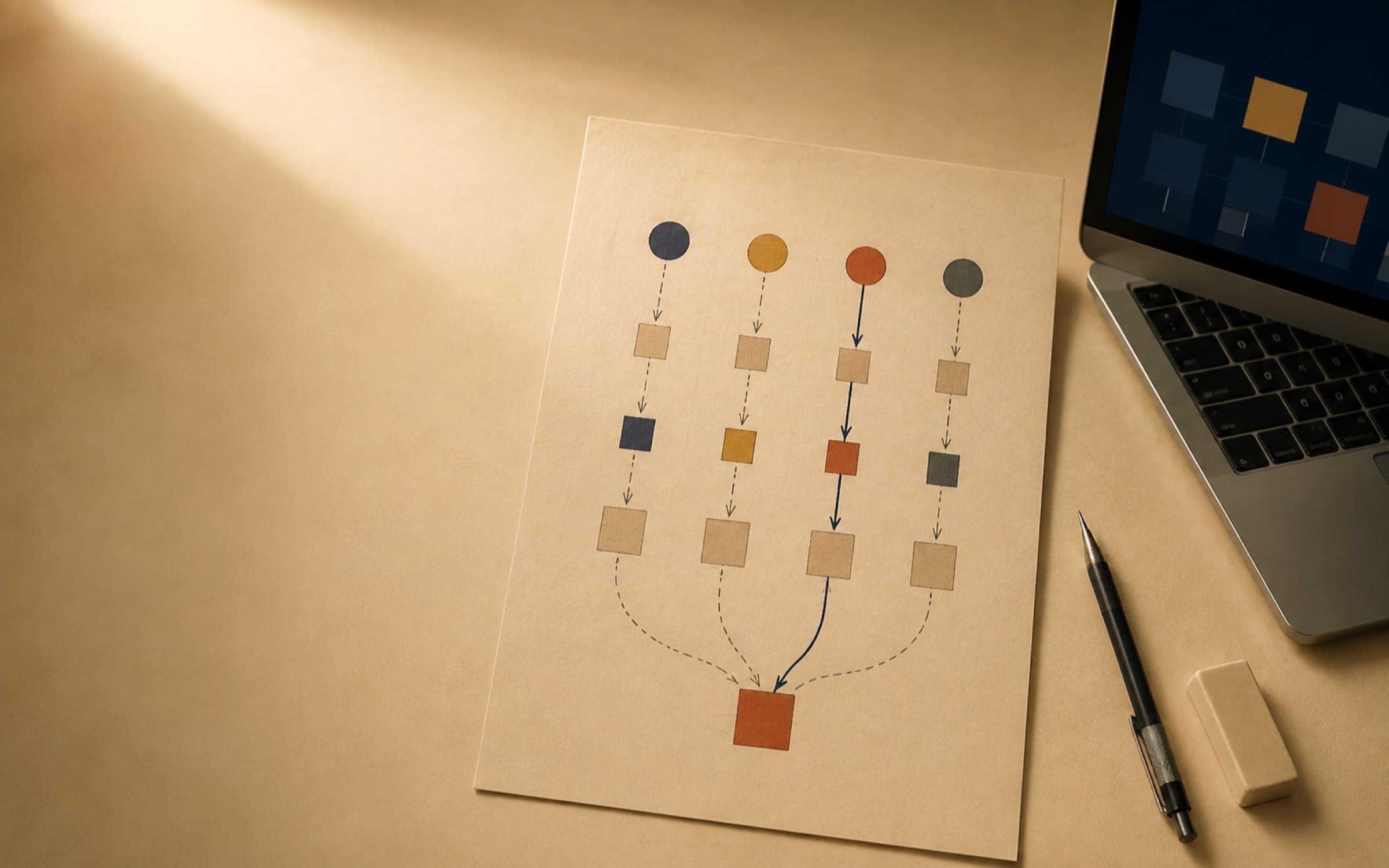 Comparison of Zapier, Make, n8n, and custom integration for a business workflow