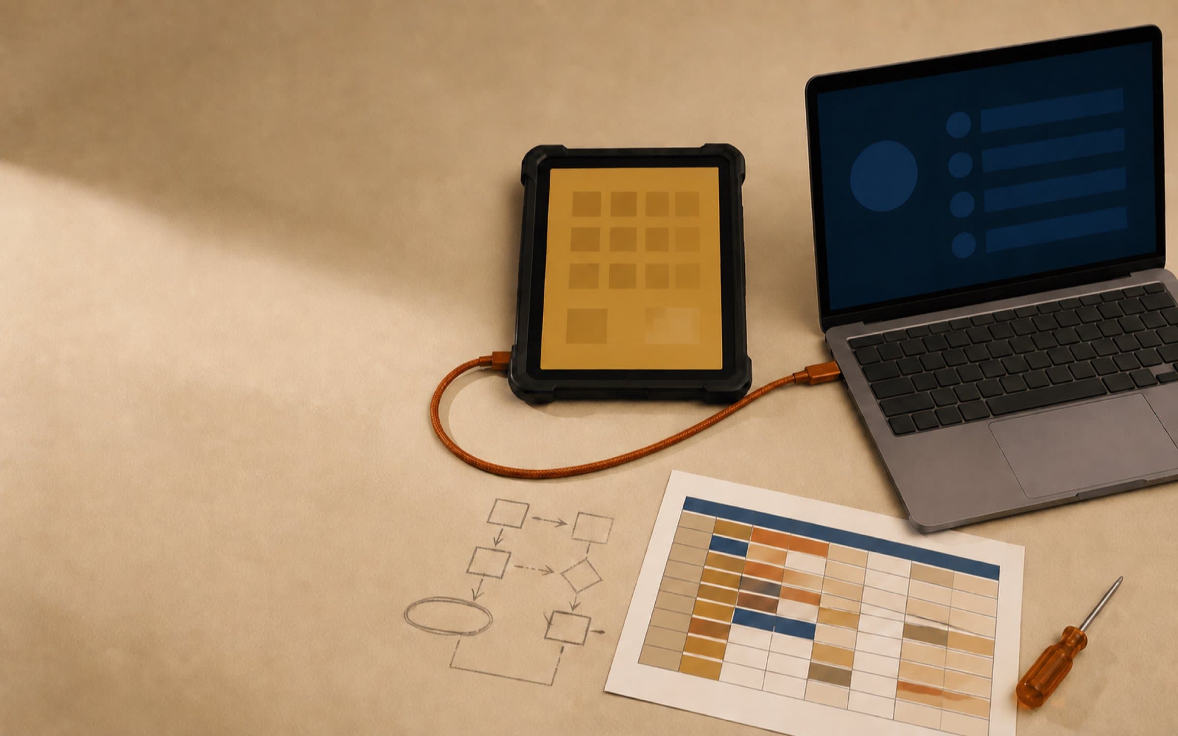 AI integration services: a TMS, a tracking API, and Microsoft Teams connected by a custom integration